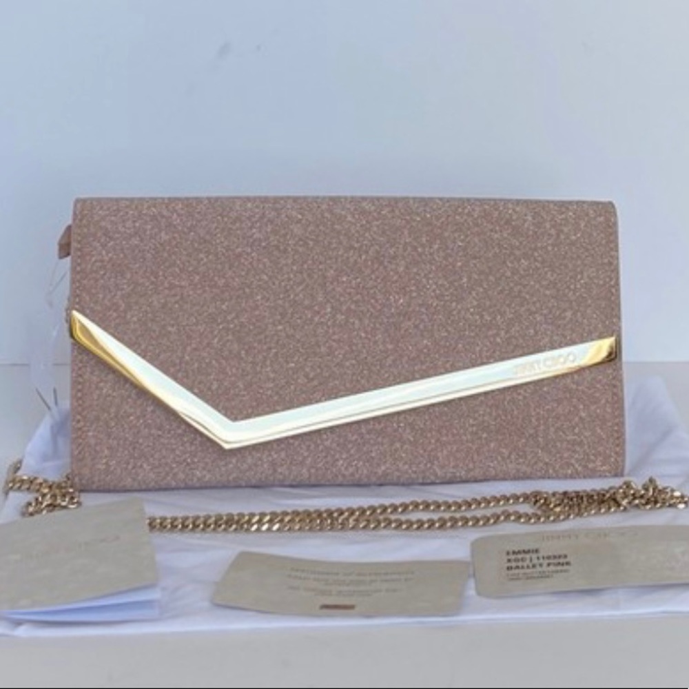 Pink Jimmy Choo Clutch